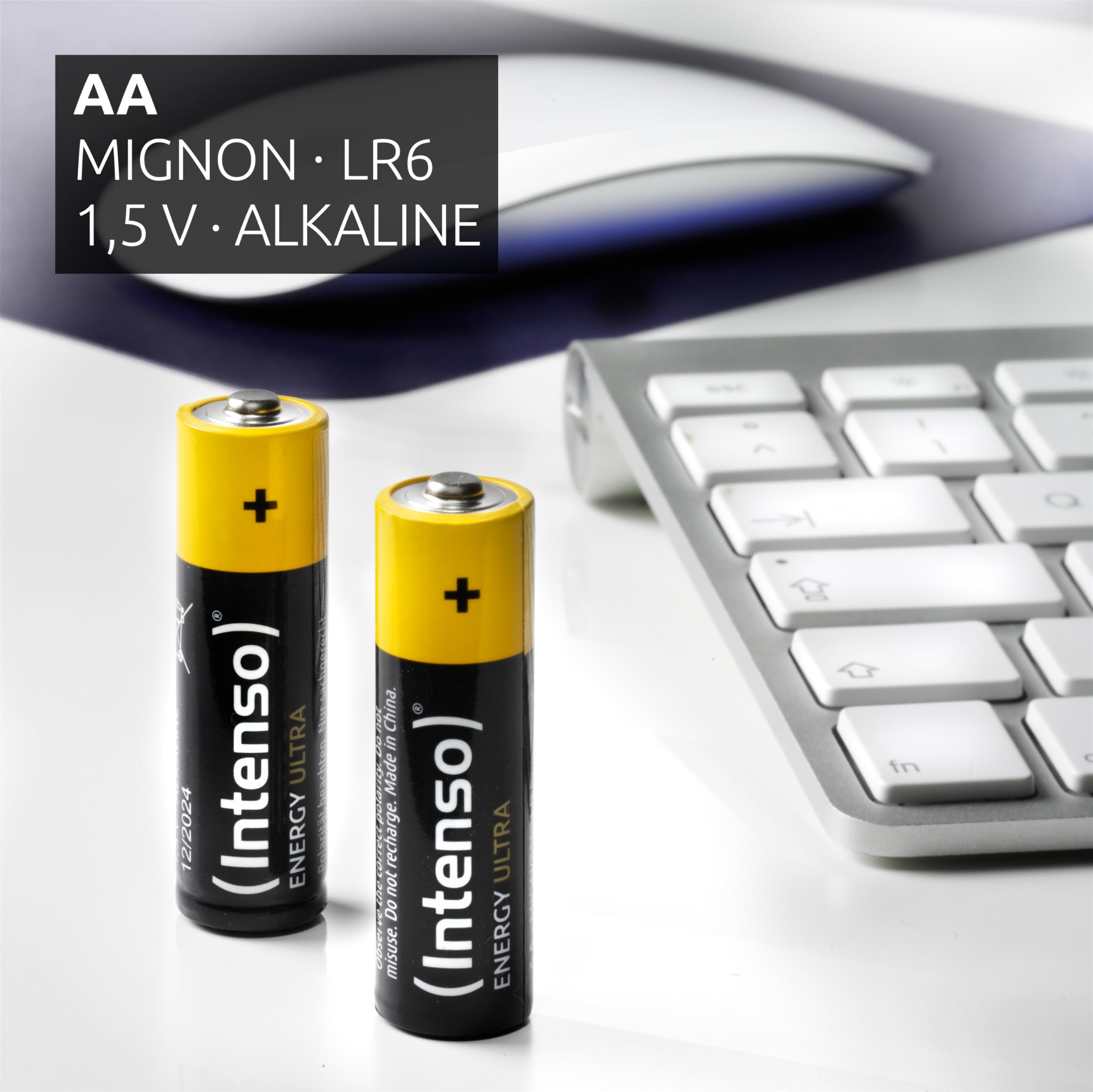 Intenso Energy Ultra Lot de 150 Piles alcalines AA Mignon LR6 Jaune/Noir
