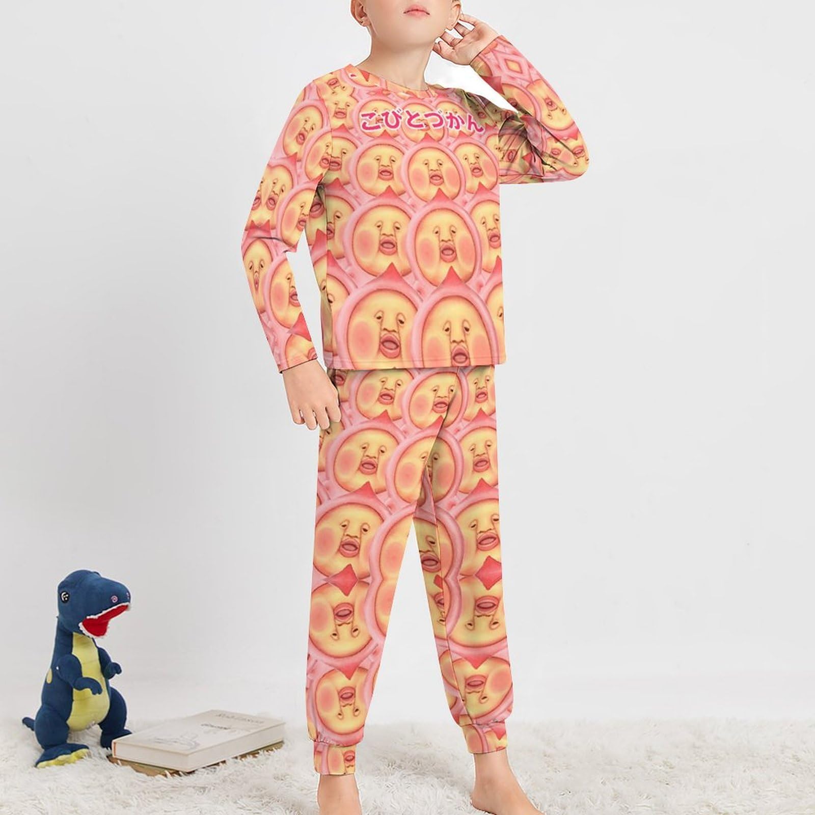 Amazon.co.jp: こびとづかん65 パジャマセット 子供 上下セット 長袖