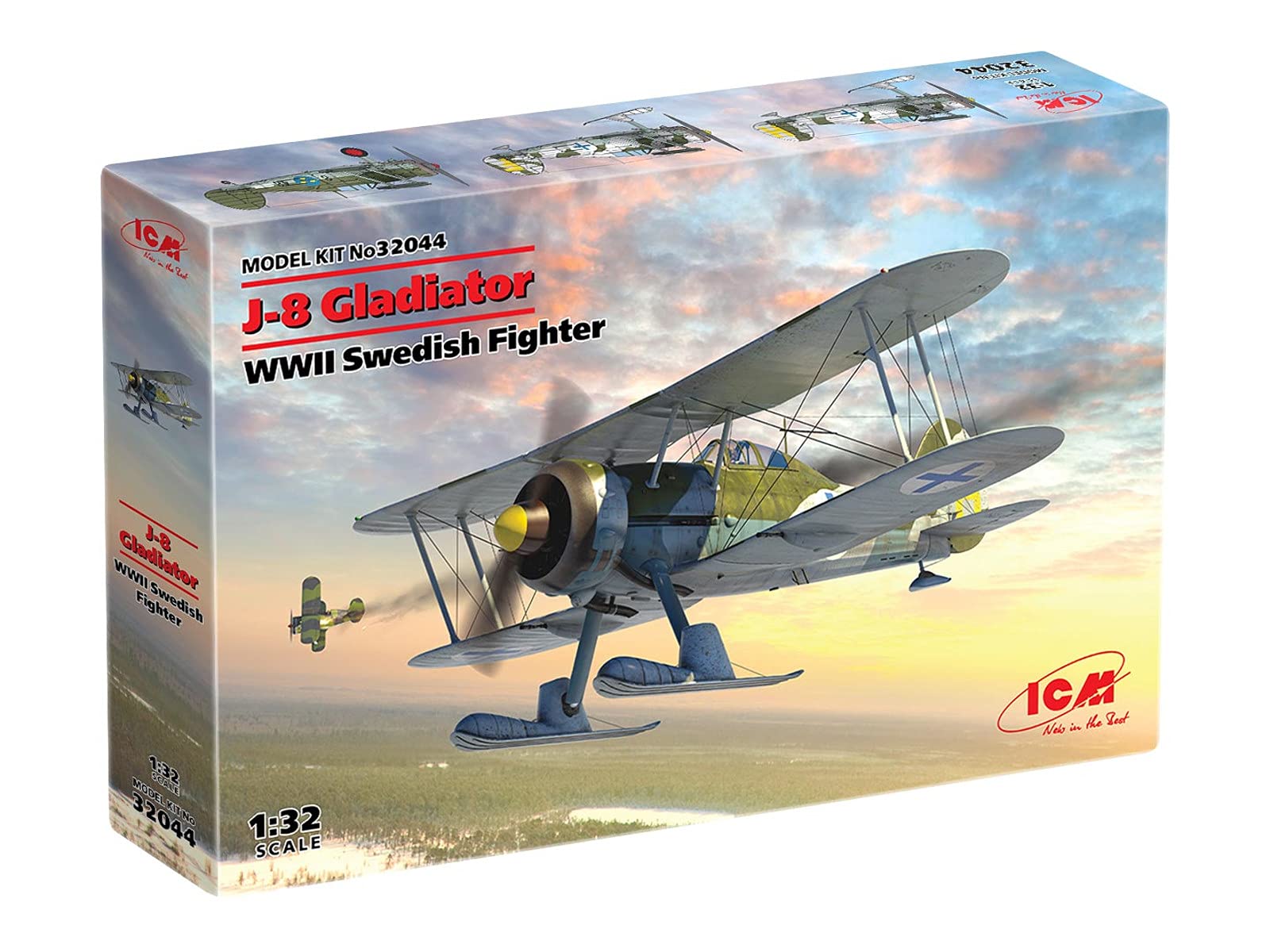 ICM 1:32 - J-8 Gladiator WWII Swedish Fighter