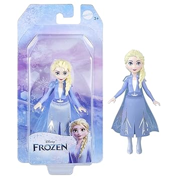 Disney Frozen Toys, Small Dolls, Elsa Posable Doll with Signature Clothing Inspired by Disney Movie, Gifts for Kids