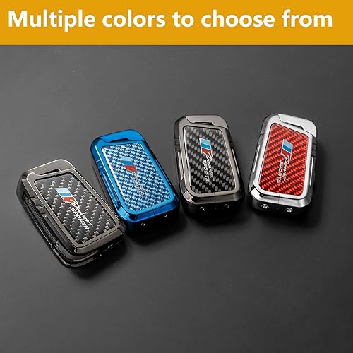 Miniatura 7 de para Honda Key Fob Cover con llavero, aleación de zinc carcasa para BMW Toyota Nissan Volkswagen etc, Color de pistola y color negro