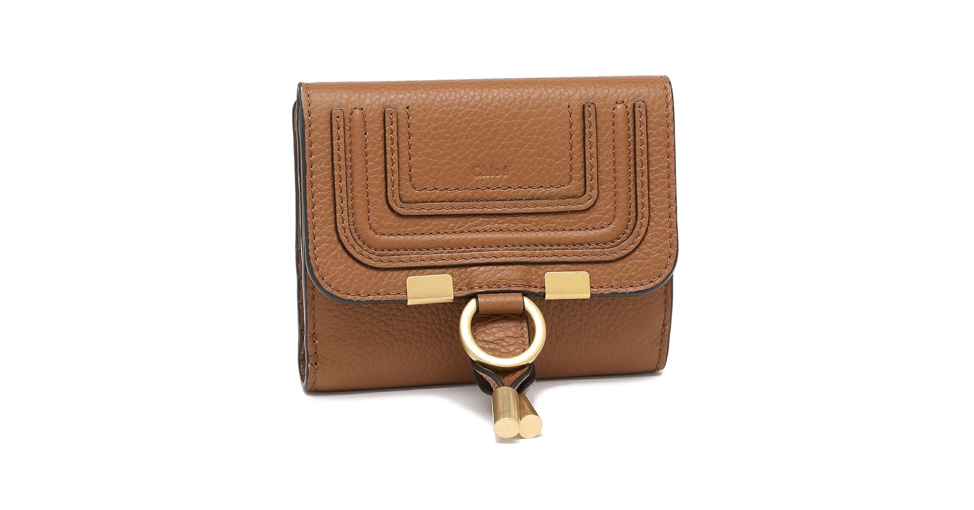Amazon | [クロエ] 二つ折り財布 マーシー ミニ財布 ブラウン