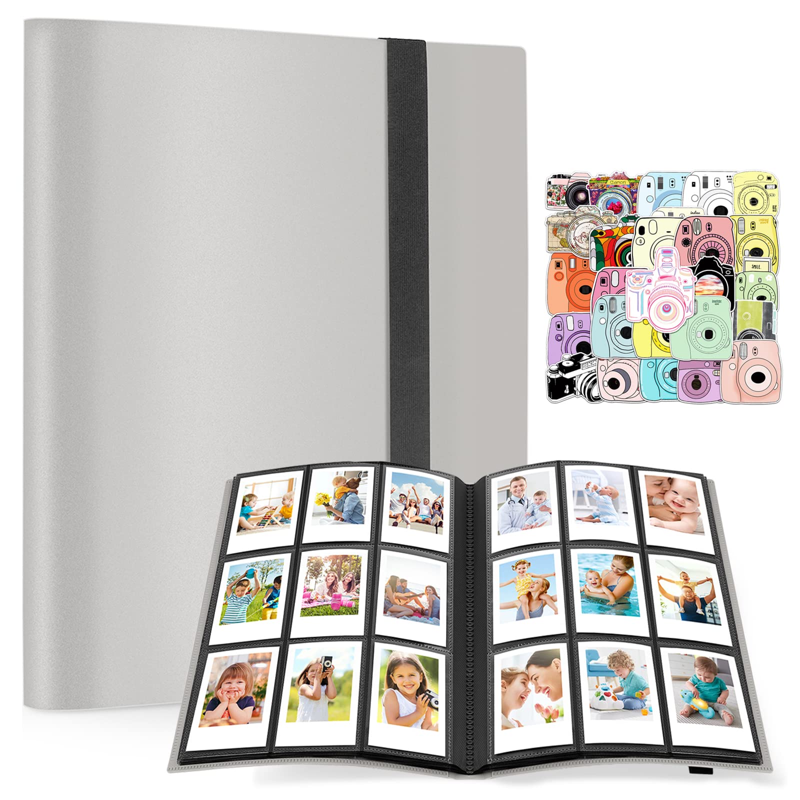 Ablus 432 Pockets Mini Photo Album for Fujifilm Instax Mini Camera, Polaroid Snap, Z2300, SocialMatic Instant Cameras & Zip Instant Printer-picture-23