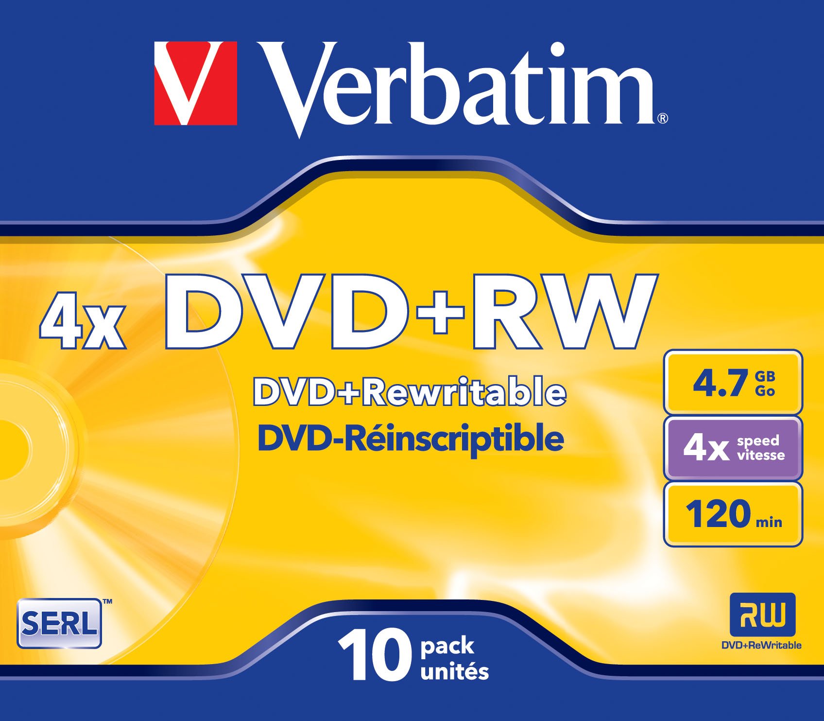 Verbatim DataLifePlus DVD+RW 4.7 GB 10 sztuk
