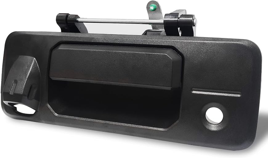 SYOAUTO Tailgate Handle for 2014-2019 Toyota Tundra and 2016-2020 Toyota Tacoma Liftgate Latch Handle with Rear Camera Hole Replaces# 69090-0C090, 69090-0C091