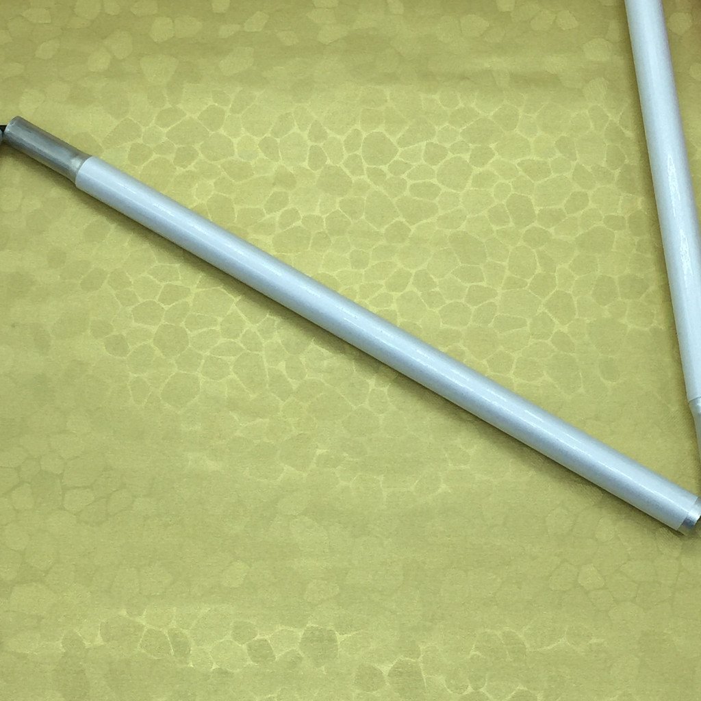 Alluminio Bastone Bianco Pieghevole per Non Vedenti 4 Sezioni e Punta Roller per i Bambini 100cm(39.37 Pollice)