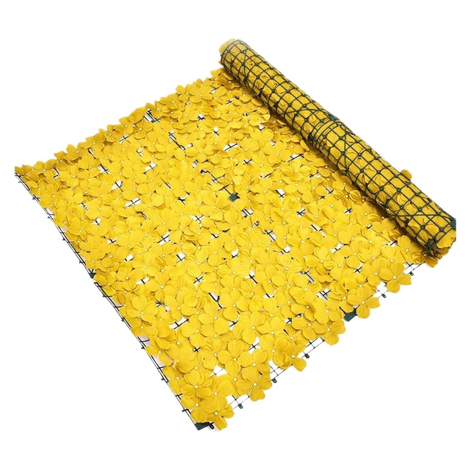 Artificial Flower Panels Wall Hedge Retractable Fence for Wedding Simulation Trellis with Leaves Backdrop Garden Balcony Decor(Color 5 50 * 100cm)