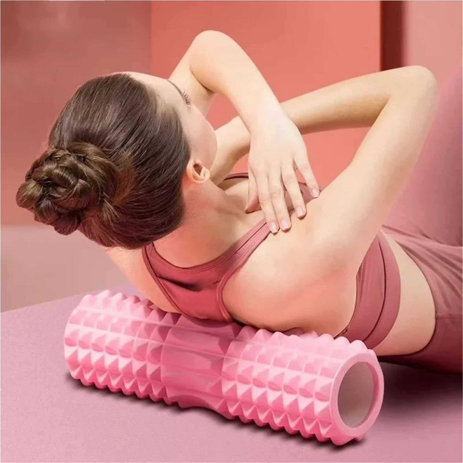 Yoga Foam Roller Blocco For Massaggio Muscolare Strumenti Pilates Colonna Per Yoga(Color3)