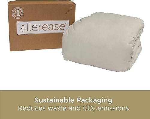 Miniatura 6 de AllerEase - Cubrecolchón de algodón orgánico, tamaño matrimonial