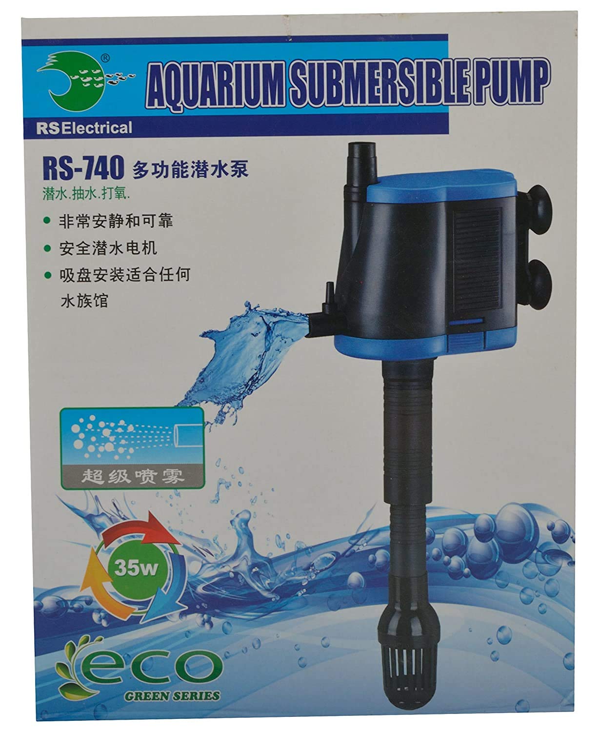 Pets RS Electrical Aquarium Submersible Water Pump (RS-740)