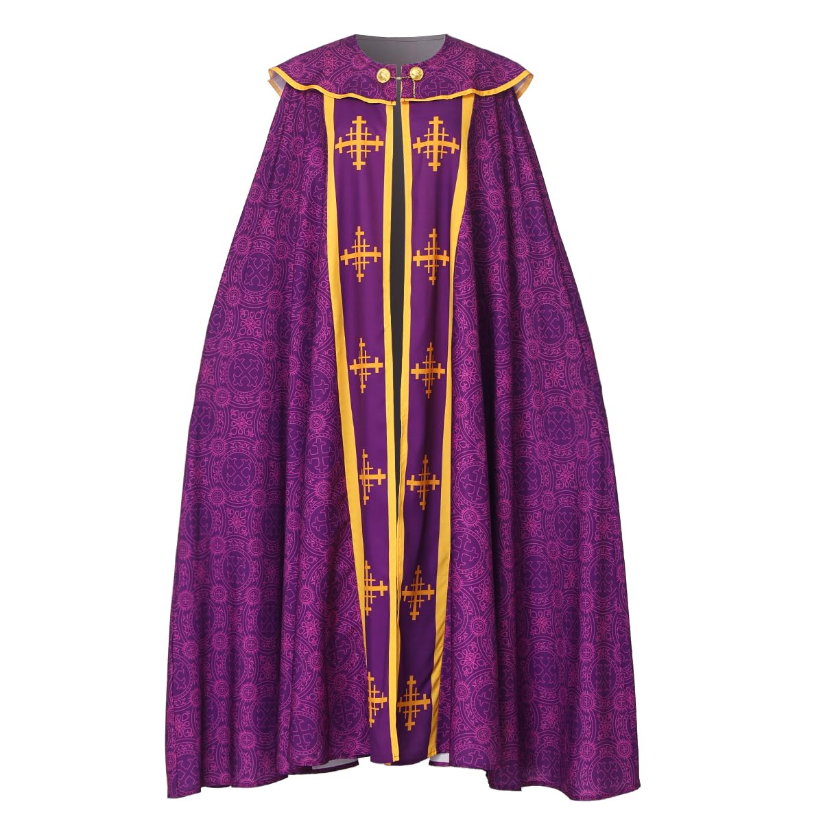 COSDREAMERUnisex Church Catholic Westments Cape Priest Celebration Chasuble Mass Vestments Robe