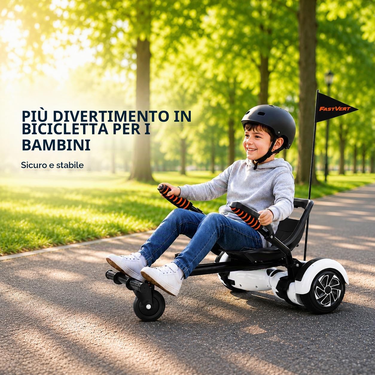 Hoverbords Go Kart,Overbords Seggiolino Trasforma Hoverbords in Go-Kart, Rende la Guida Molto Divertente e sicura