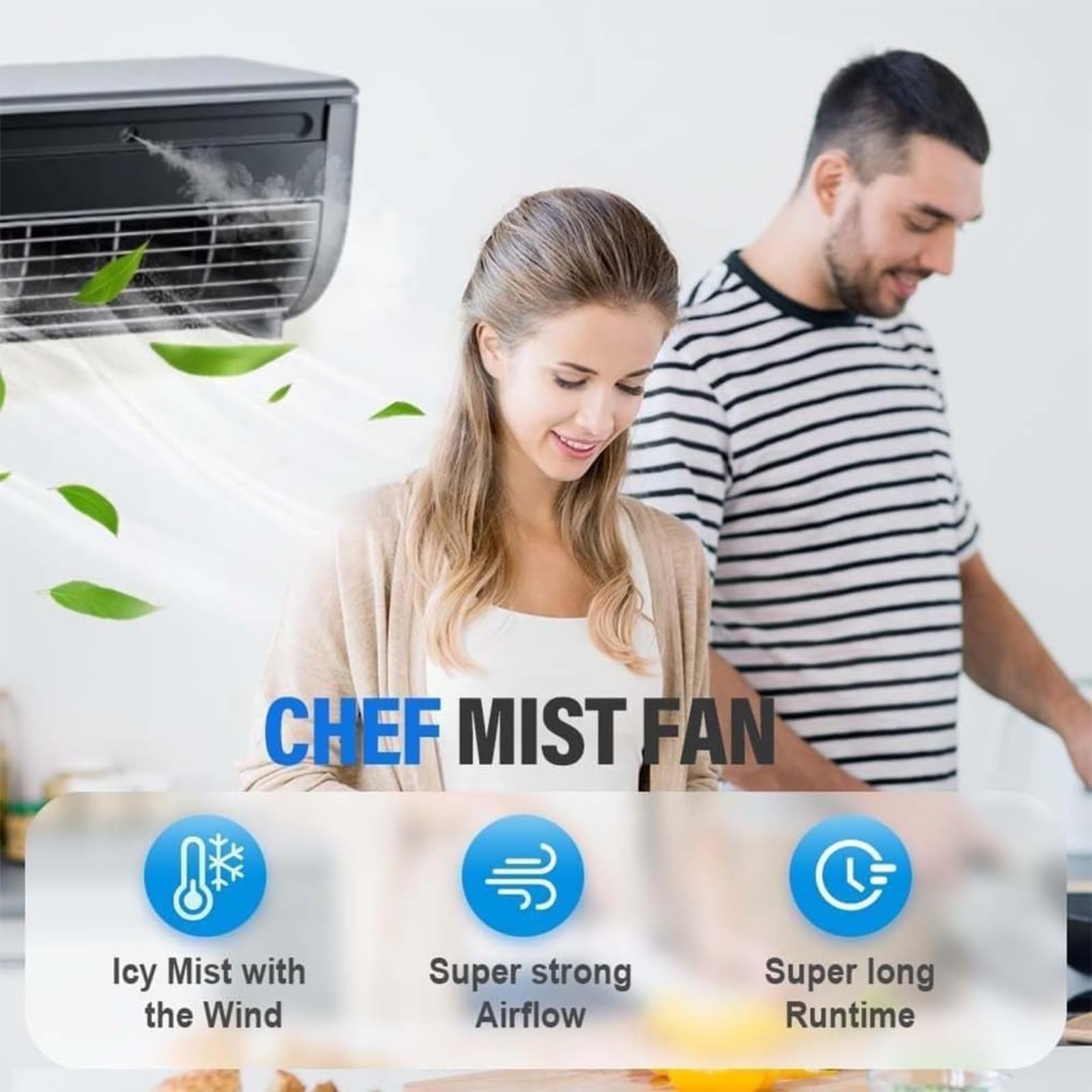 Qinux Breeza Max Fan Original Wandklimaanlage Weiß