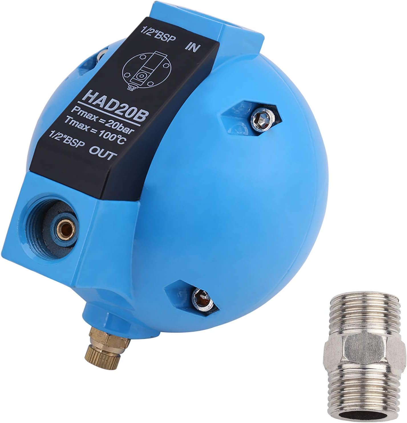 Automatic Condensate Drain Valve HAD20B Mechanical Round Float 1/2 BSP 400L/H 100 Celsius Alloy Steel