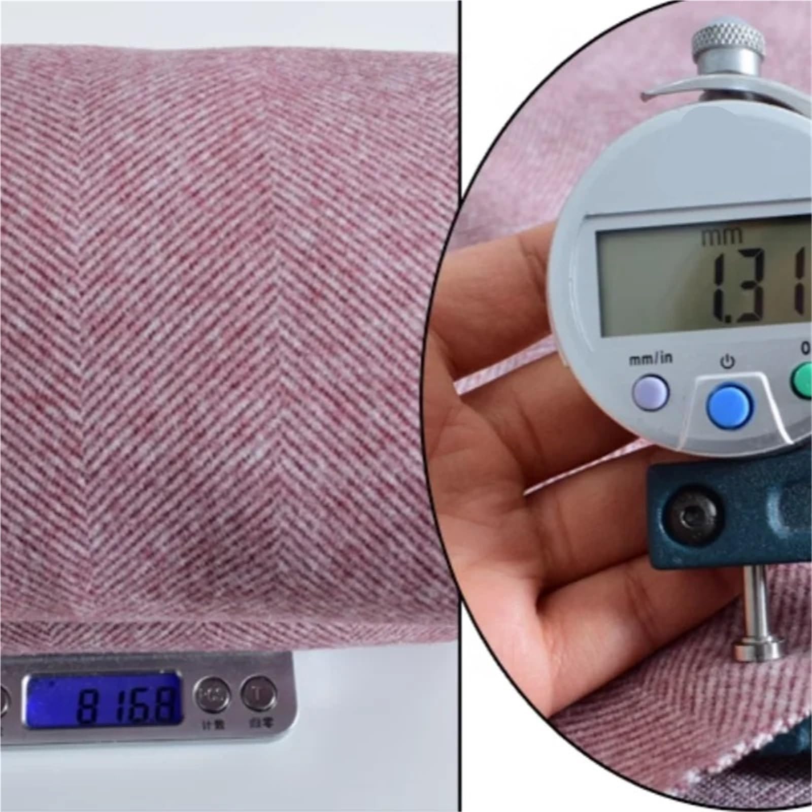 Tela Tweed Espiga 100 x 150 cm 10% Algodón 90%