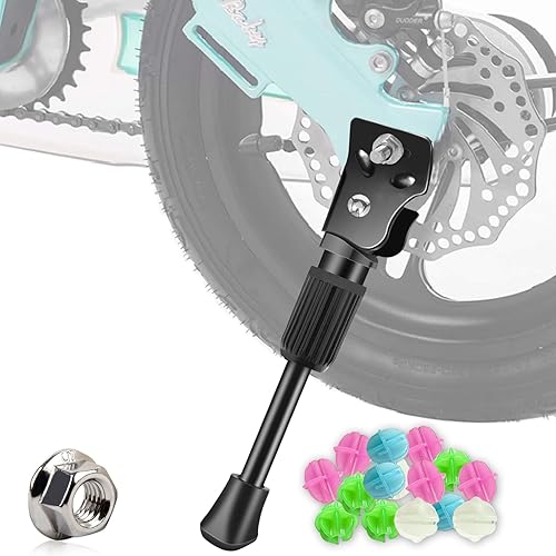 LEICHTEN Soporte de bicicleta para niños no ajustable para ruedas de 1214161820 pulgadas, soporte de bicicleta de un solo lado, soporte trasero para