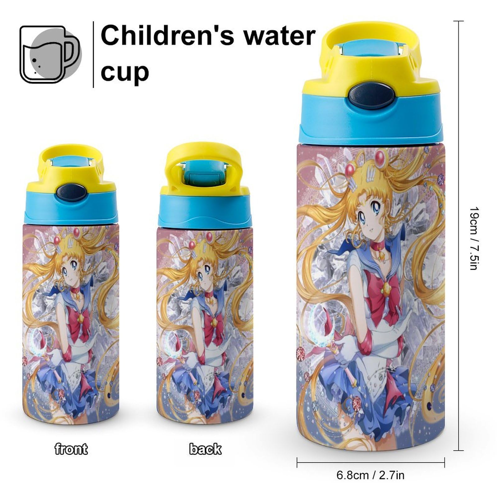 Amazon｜美少女戦士セーラームーン 子供用 水筒 魔法瓶 マグボトル 