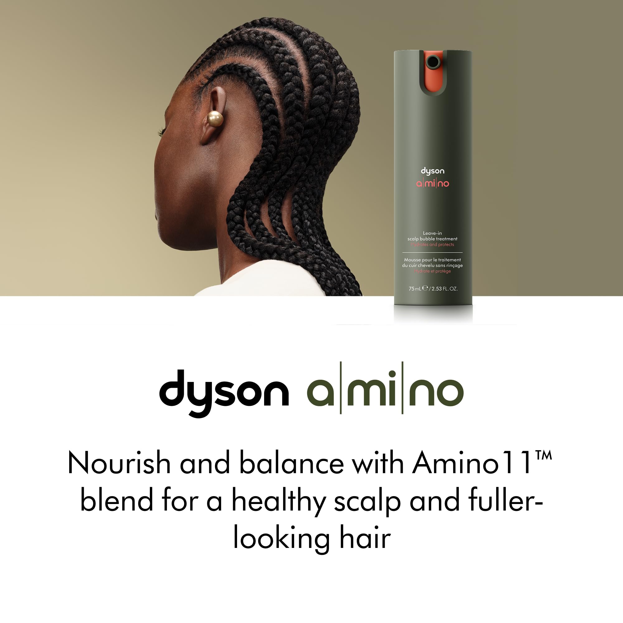 Dyson Amino™ leave-in scalp bubble treatment, 75mL