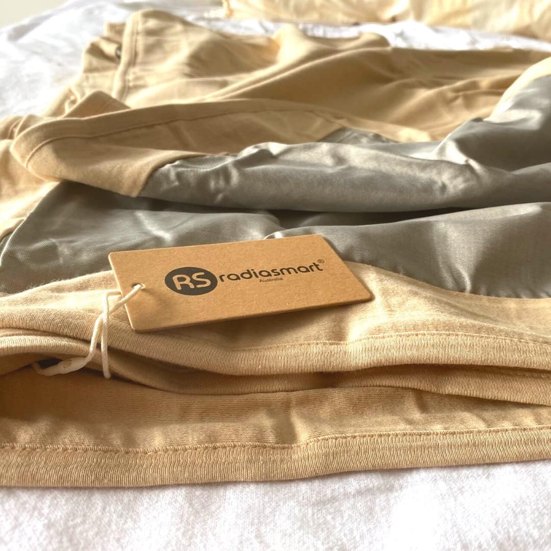 Radia Smart® EMF Shielding Bed Blanket, Large Blanket, Organic Cotton, Shielding Bed Sheet 57"x78"