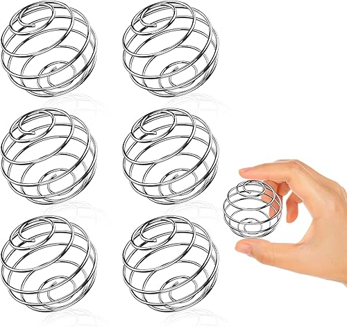 6 bolas agitadoras, bolas batidoras de alambre inoxidable 304 de gran tamaño para mezclar polvos, batidos de proteínas, bebidas, mezclador de vasos