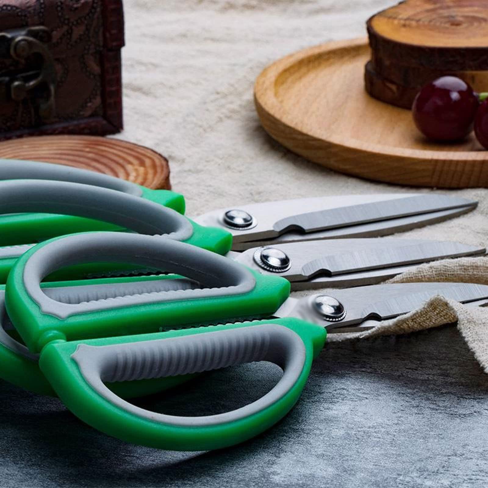Tijeras de cocina Tijeras de sastre fuertes Acero Costura Hogar (Mediano)