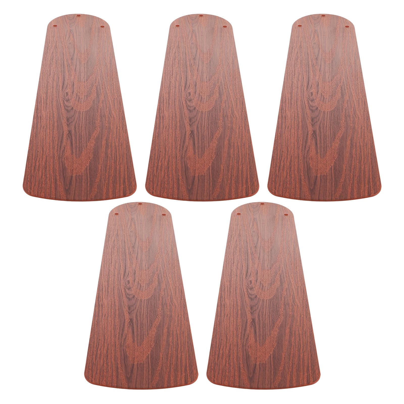 FRCOLOR 5 Piezas Aspas para Ventilador de Techo de Plástico Marrón, Repuestos y Accesorios Resistentes para Reparación Prolongada Vida Útil para Celebración Verano