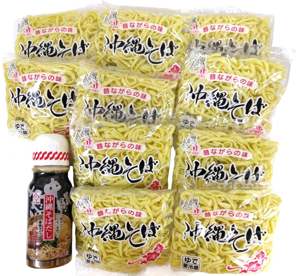 真南風 沖縄そば PETボトルスープ セット （沖縄そば屋が使う本格生ゆで麺）