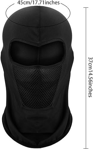 Miniatura 3 de Pasamontañas de 6 piezas, máscara facial para motocicleta, resistente al viento, camuflaje, gorra de pesca, cubierta facial para protección solar y