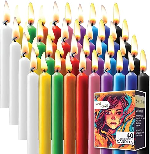 Velas para hechizos (40 velas) - Un cargo de envío