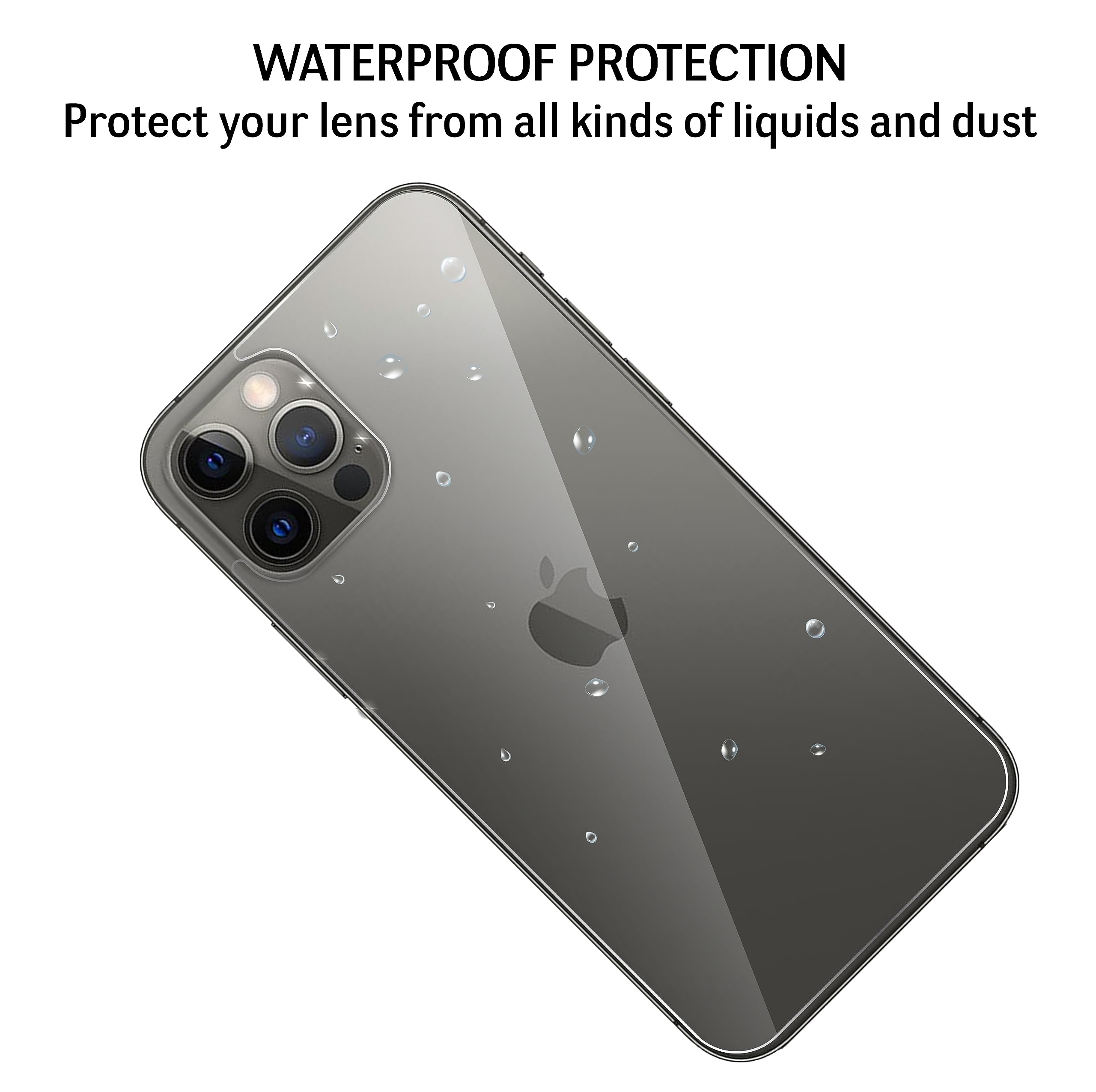 UEEBAI Pellicola Protettiva Per Fotocamera IPhone 12 5,7” - Vetro Temperato 9H, 2 Pezzi, Ultra Sottile E Trasparente, Antigraffio