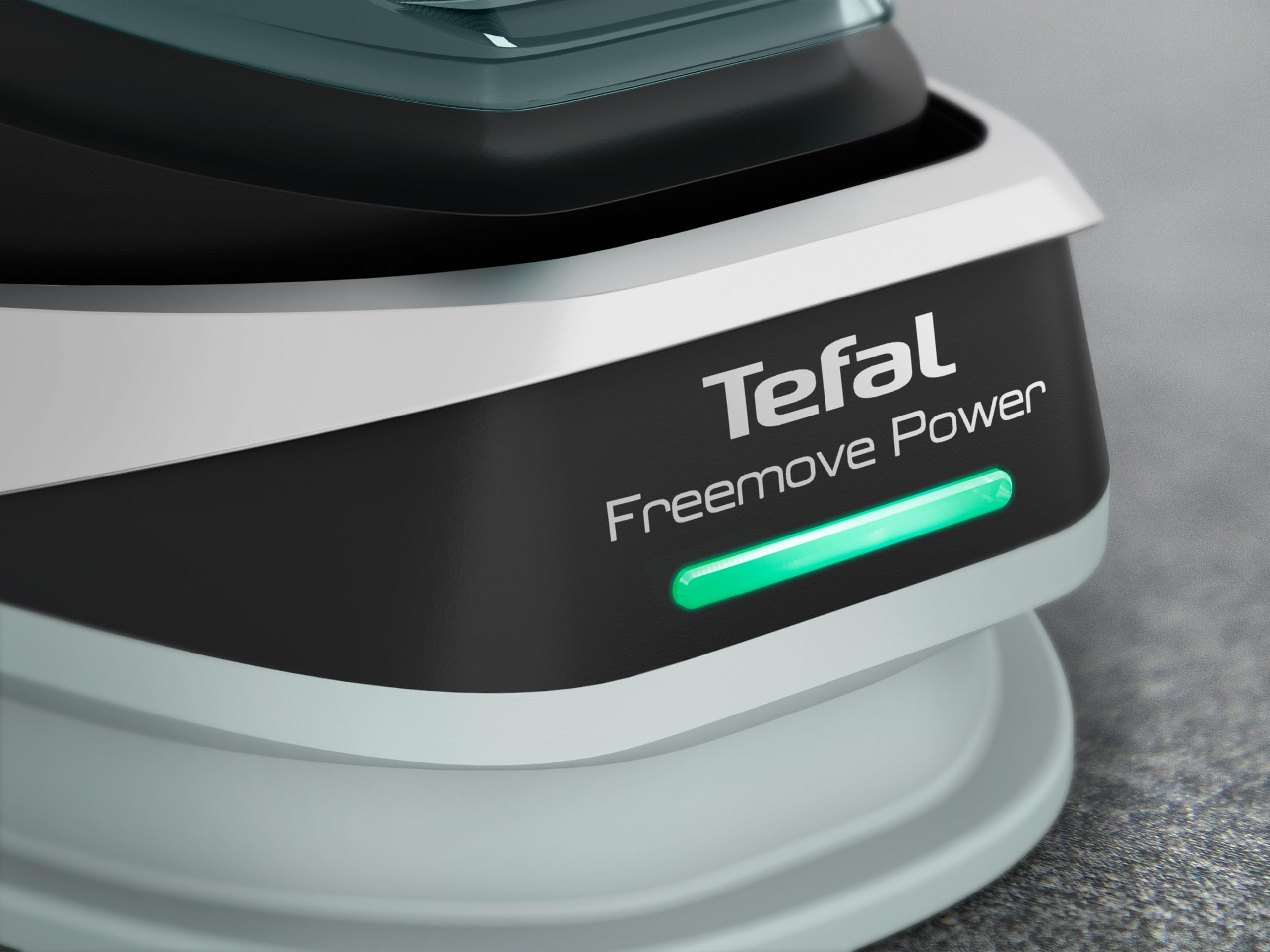 Tefal Freemove Power kabelloses Dampfbügeleisen, 2600 Watt, 40 g/Min. Dampfmenge, 220 g/Min. Dampfstoß, 250 ml Wassertank, Auto-Off, kratzfeste Keramik-Bügelsohle, Tropfstopp, Eukalyptus, FV6670E0