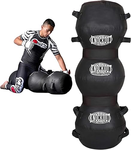 Miniatura 7 de MACS Muñeco lleno de tierra y libra para artes marciales mixtas para envíos de entrenamiento de boxeo y entrenamiento BJJ, práctica de lucha libre,