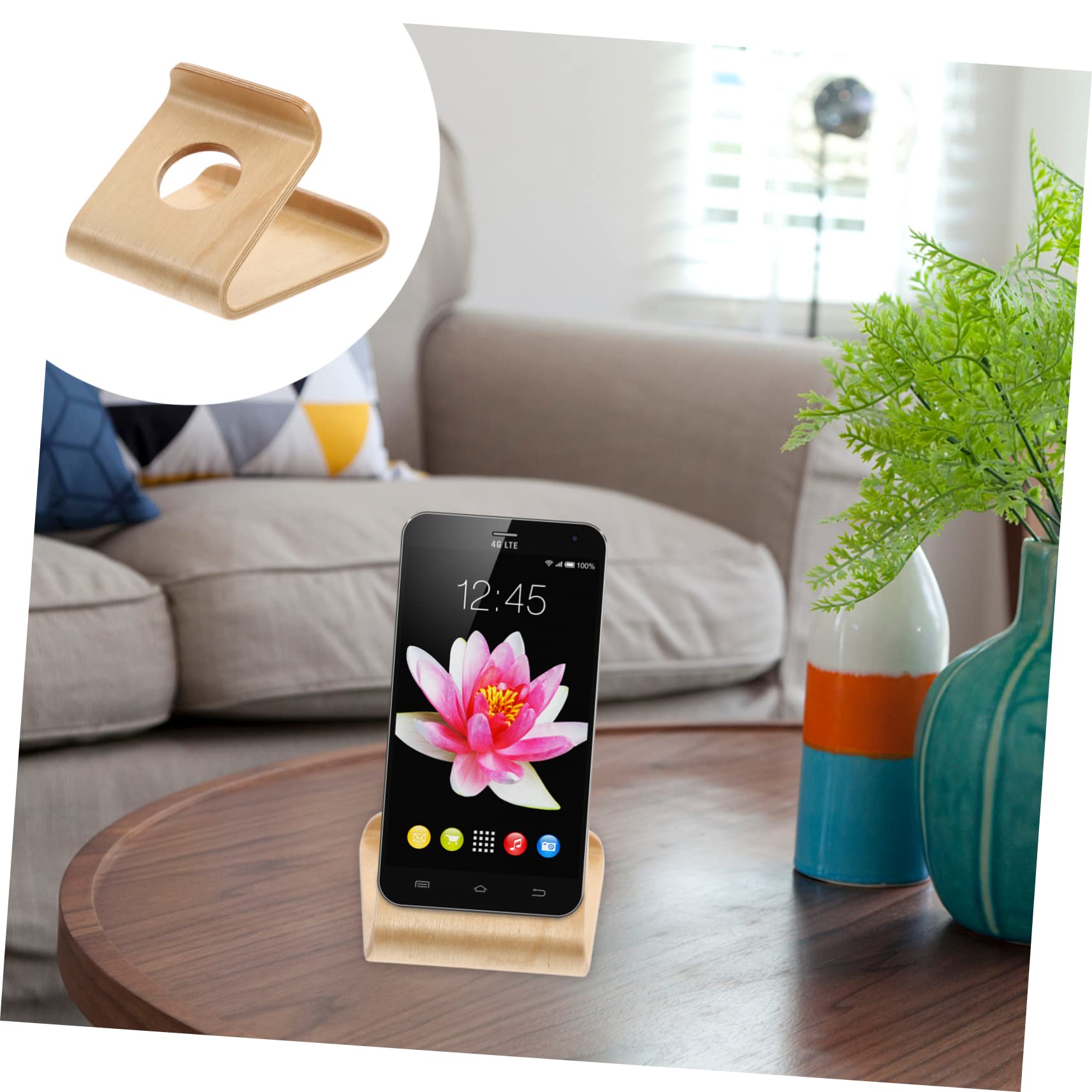 3pezzi Telefonico Scrivania Portatile e Casa Design Smartphone e Tablet Per Guardare Film e Streaming