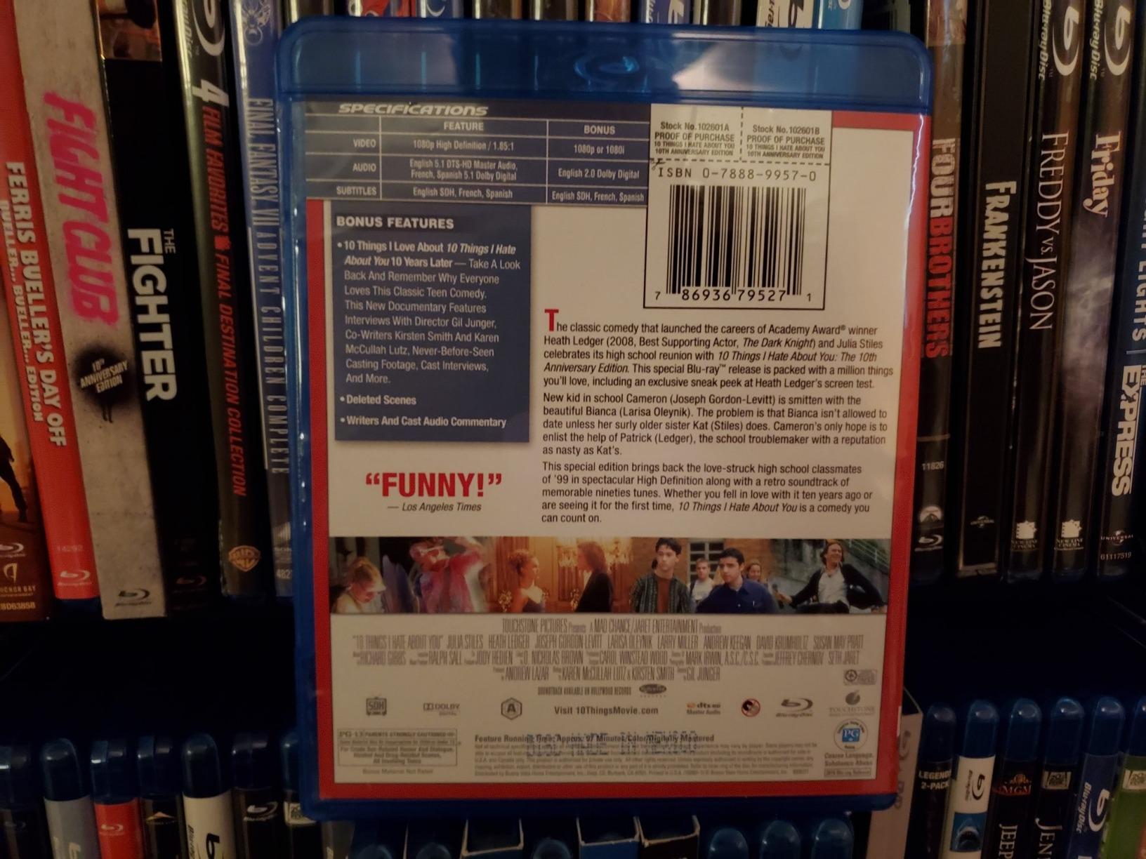 10 Things I Hate About You - Can You Ever Just Be Whelmed?