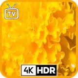 心地よいイエローノイズで集中力を高めるテレビ - 時間と日付による穏やかなハーモニー