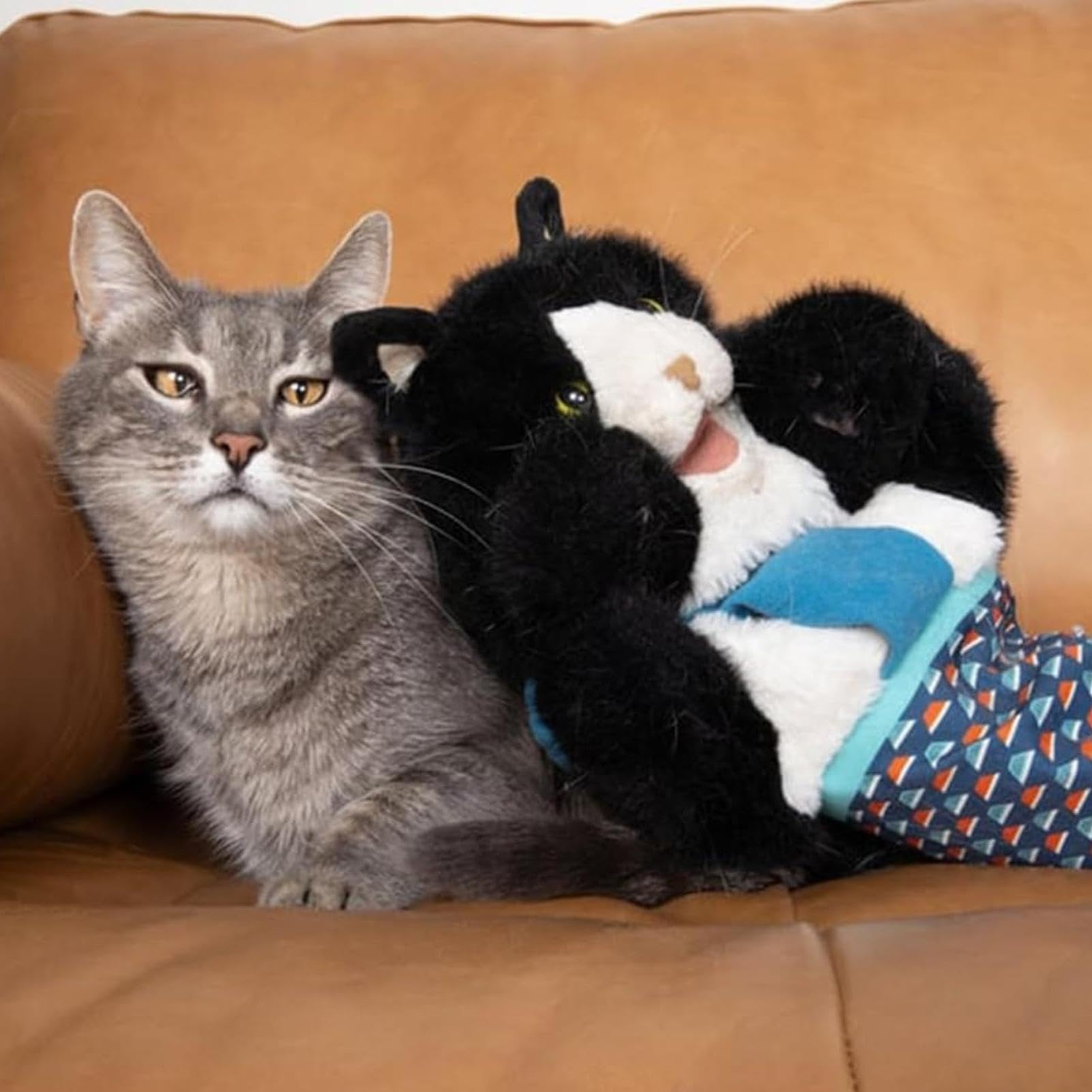 Bambola per gatti wrestling, giocattolo per gatti, guanto, imbottitura stabile, bambola interattiva, imbottitura robusta per giocare in modo sicuro, noia, durevole, regalo per gli amanti dei gatti