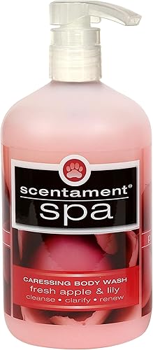 Best Shot Scentament Spa Caressing Body Wash, producto ideal para el cuidado de la piel, suministros de aseo para mascotas, champú hipoalergénico,