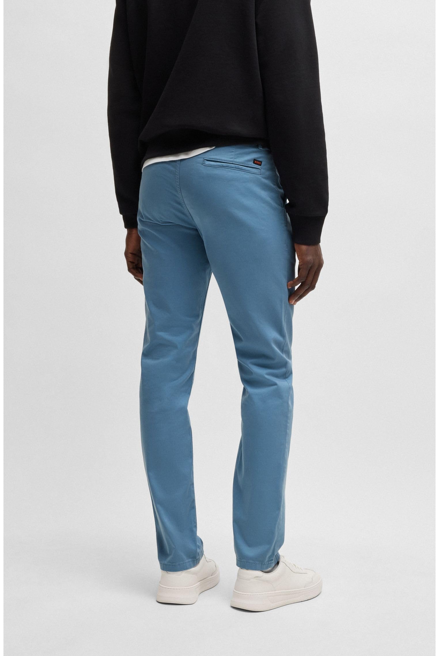 Boss Chino_Slim 10242156 01 Pants Open Blue462 32W / – Bild 2