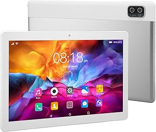 ASHATA Android 5.1 Tablet, 10.1inch Tablet with Octa Core CPU Processor, 1GB RAM 16GB ROM, HD IPS Screen 5G WiFi Tablet, 0.3MP Front 2MP Rear Camera, 4500mAh Battery, for Students(UK)
