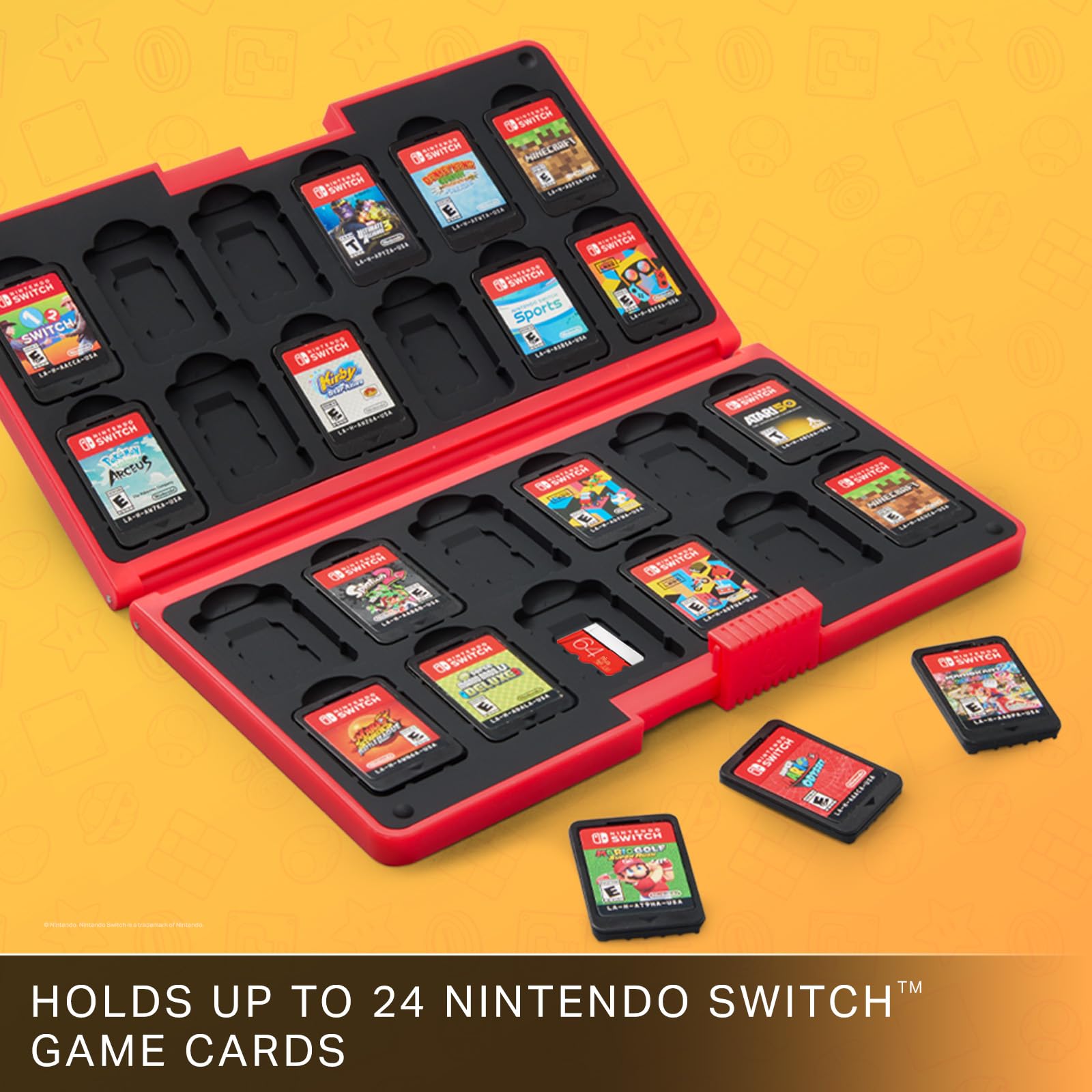 Amazon.com: PowerA Game Card Case XL for Nintendo Switch / Switch