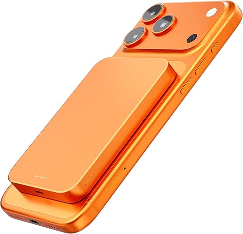Miniatura 12 de Cargador portátil magnético – Banco de energía de titanio líder en la industria, 10,000 mAh, diseño ultradelgado de 0.5 pulgadas, paquete de batería