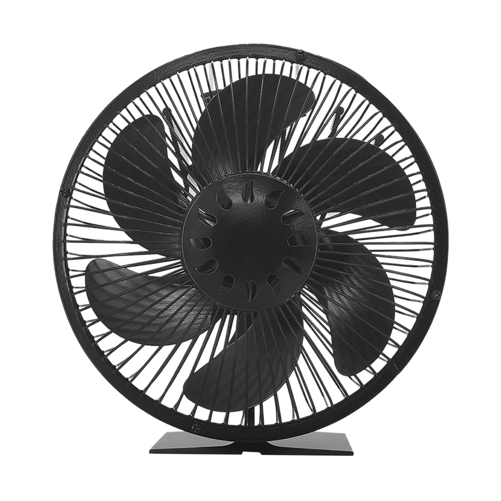 Ventilador de estufa de metal silencioso que funciona con calor
