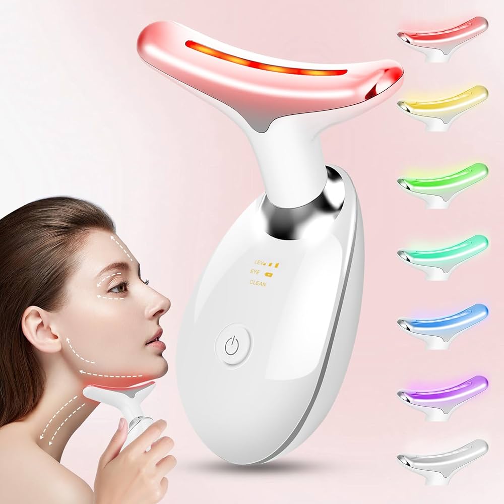 Amazon.com: Face Massager Tool, Facial Massager 7 Color