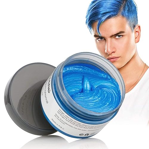 Miniatura 1 de Mofajang - Tinte de cera para el cabello color natural lavable temporal Azul