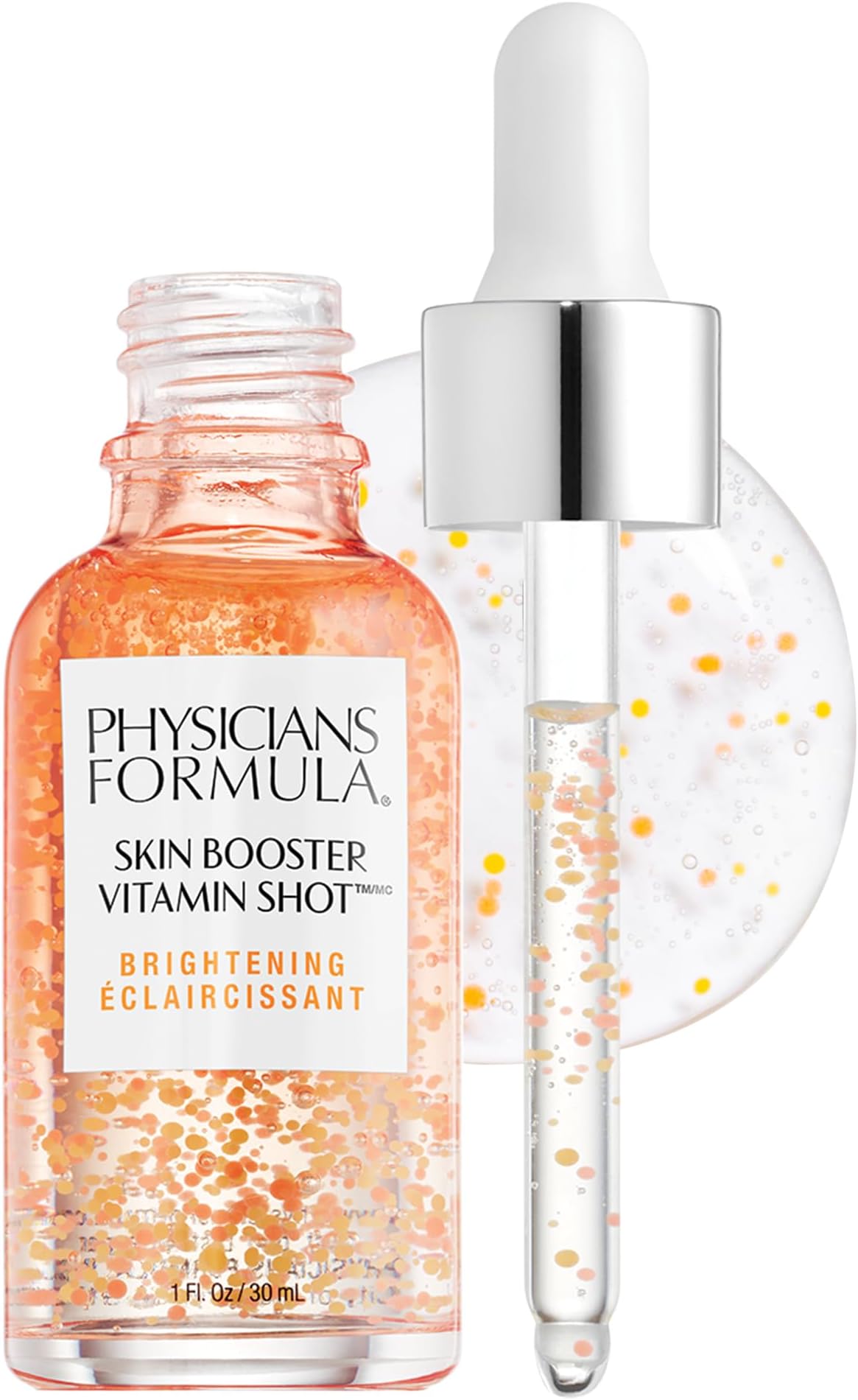 Physicians Formula Skin Booster Vitamin Shot, Brightening Serum with Vitamin C, Licorice & B3, Targets Dark Spots for Radiant Glow – Brighten