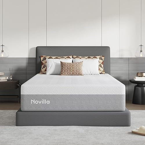 Novilla Mattress Full Size, 14 Inch Gel Memory Foam Mattress Full in a Box for Suppotive, Pressure Relieving & Plush Comfort, Bliss