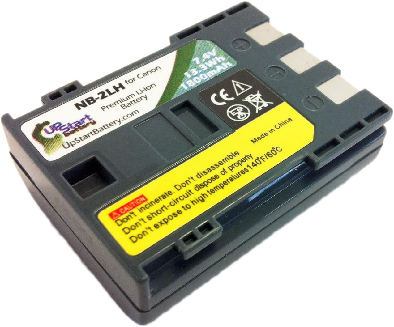 Replacement for Canon EOS Digital Rebel XT Battery - Compatible with Canon NB-2LH Digital Camera Battery (1800mAh 7.4V Lithium-Ion)