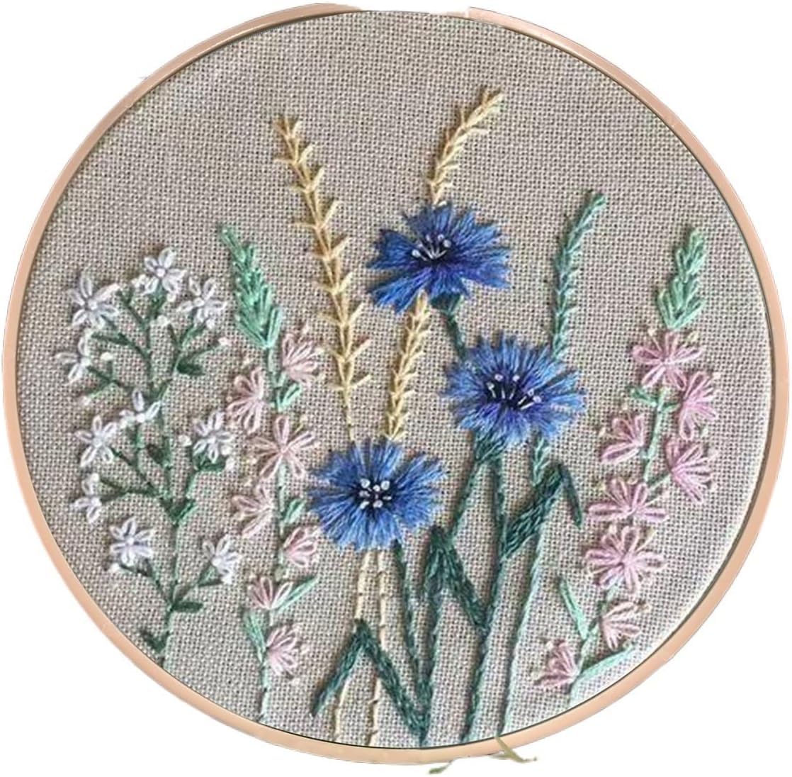 Stickset - DIY Handarbeit Zimmerpflanzenmuster für Anfänger - Kreuzstich Bastelset