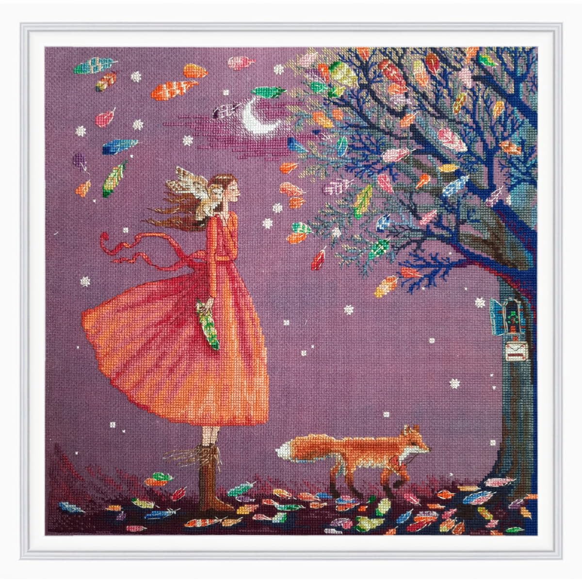 RTO counted cross stitch kit ""Wish tree"", 30,5x30,5cm, DIY