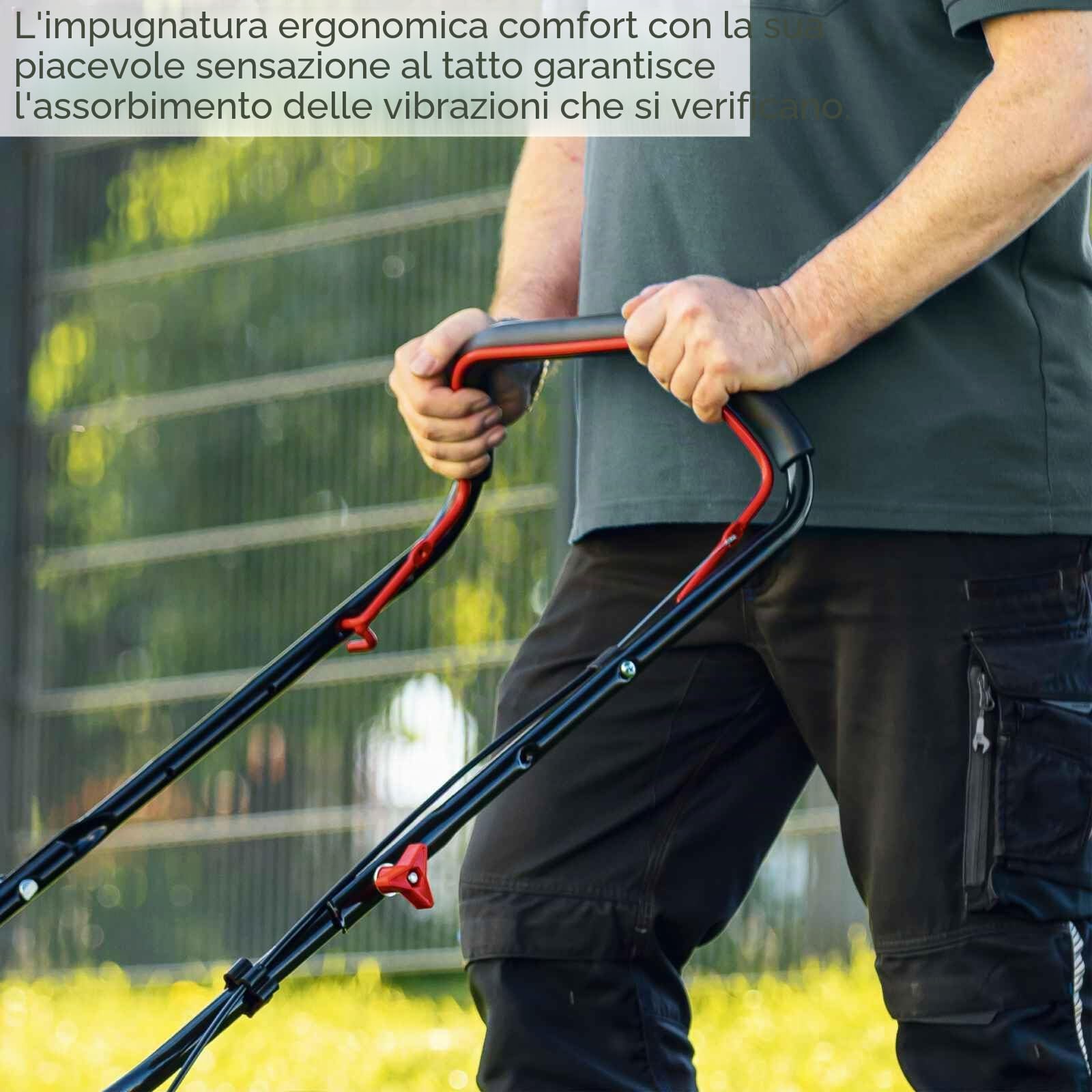 Schedappac MP132-40, tosaerba termico, spinta, 40 cm di taglio, 131 cc